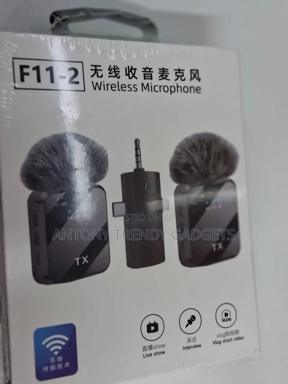 F11‐2 Omnidirectional Lavalier – Multi-port Wireless Mic