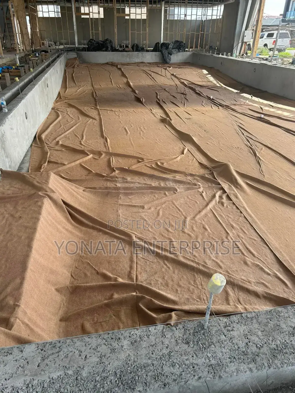 Concrete Casting Hessian Cloth