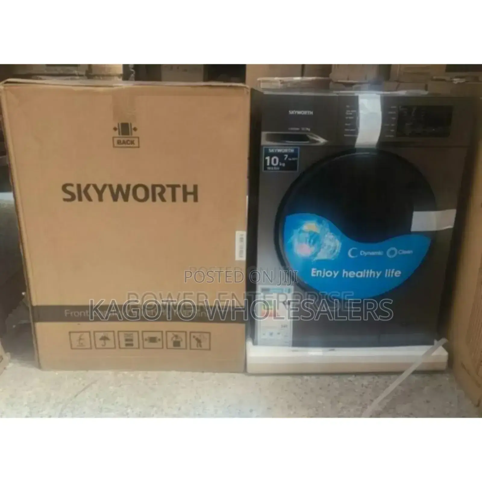 Front Loader. New Skyworth 8kg Front Load Washing Machine.