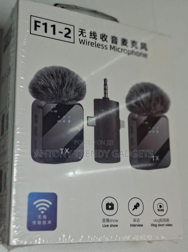 F11‐2 Wireless Mic Kit – Dual Mic, Led Display, Long Range