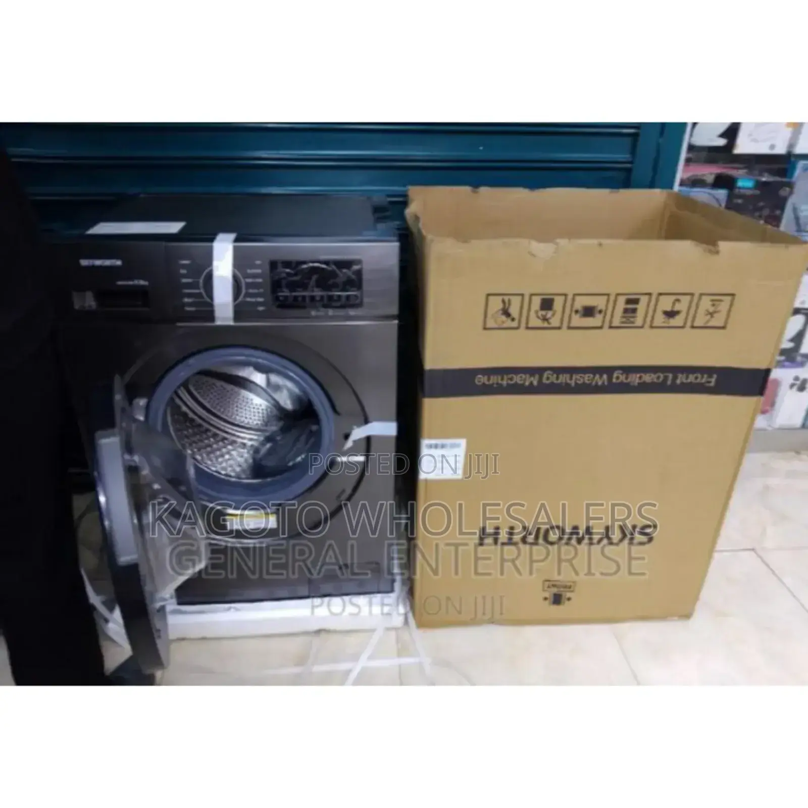 Wash and Dry. Skyworth 8kg Front Load Washing Machine.