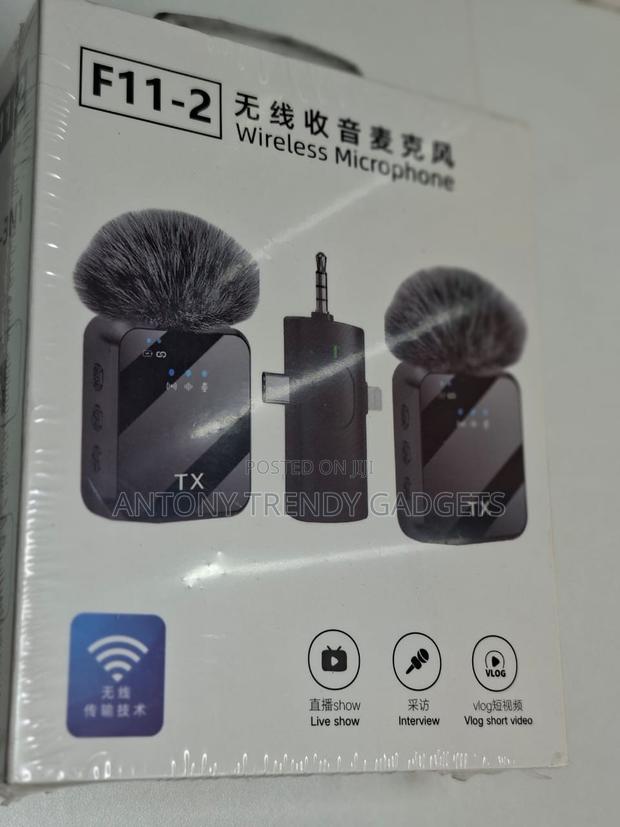 F11‐2 Rechargeable Lavalier Set – For Vlogs & Interviews - main view