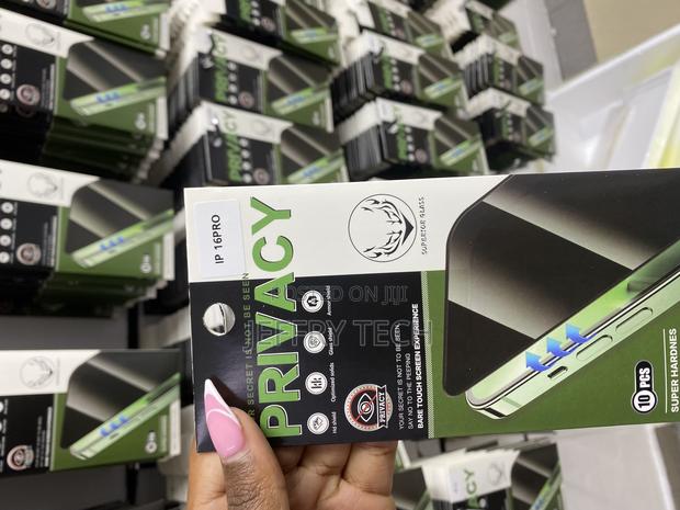 Ailun Privacy Screen Protector for iPhone 16 Pro Glass - main view