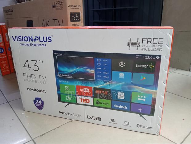 Vision Plus 43" Full Hd Android Tv + Free Wallbracket - main view