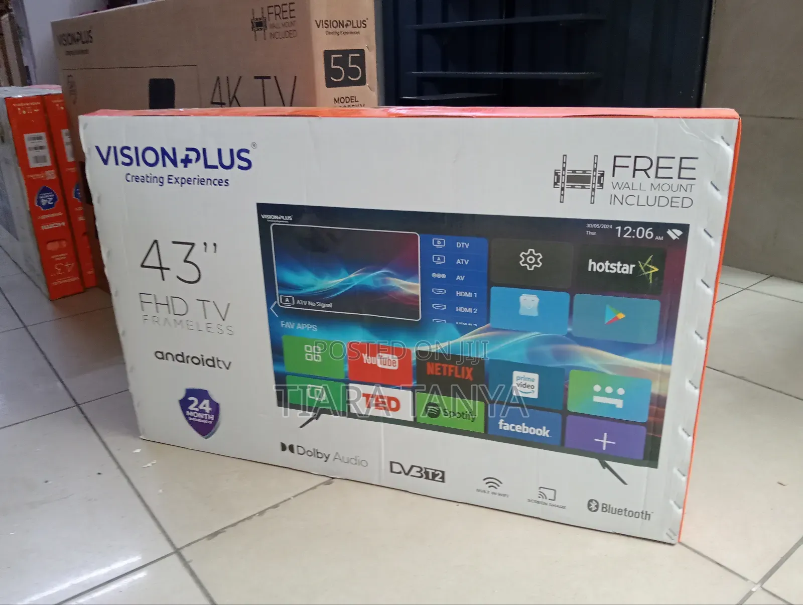 Vision Plus 43" Full Hd Android Tv + Free Wallbracket