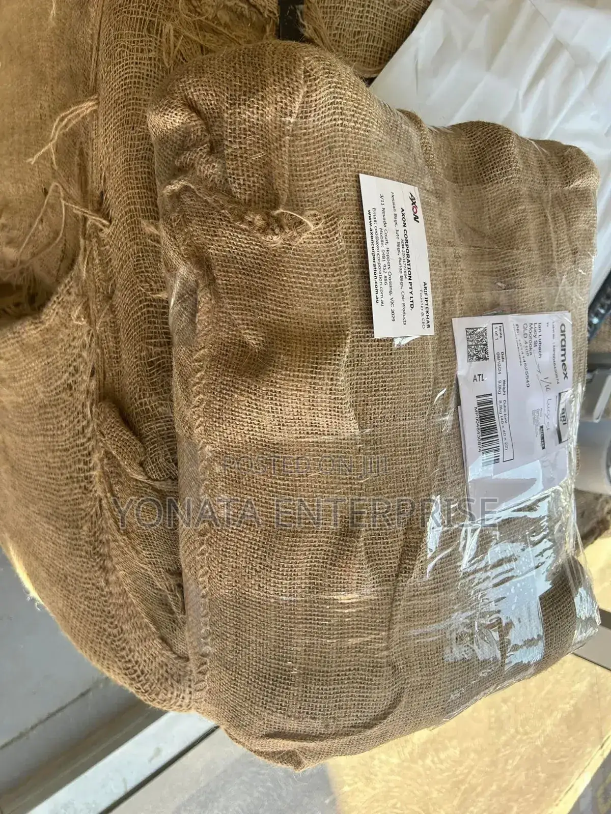 Natural Raw Hessian Material Suppliers Kenya (11oz)