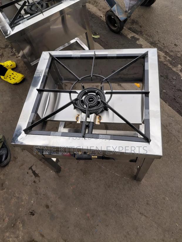 Stainless Steel Single Burner - main view