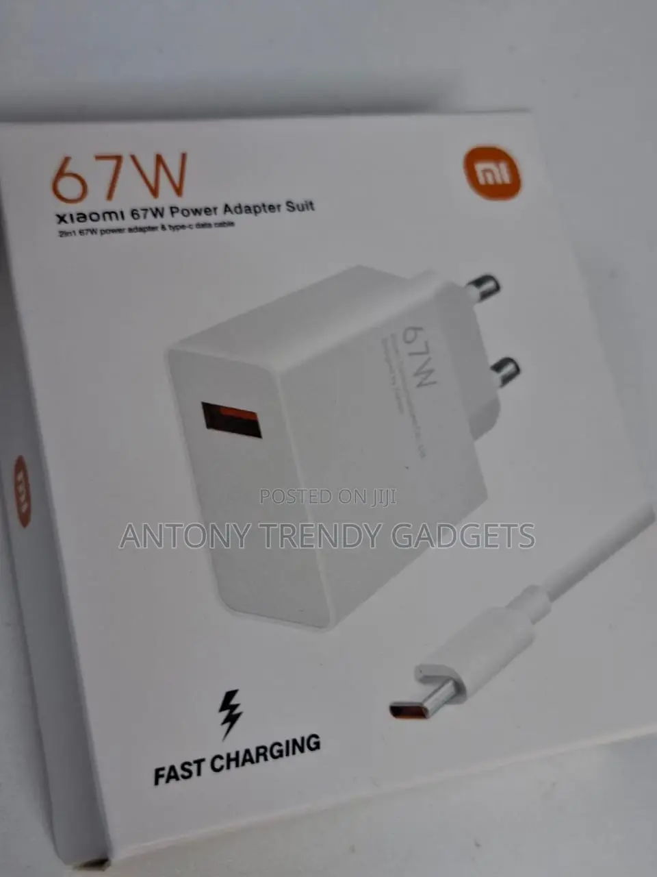 Xiaomi 67w Power Adapter Suit – 2-in-1 Fast Charging Kit