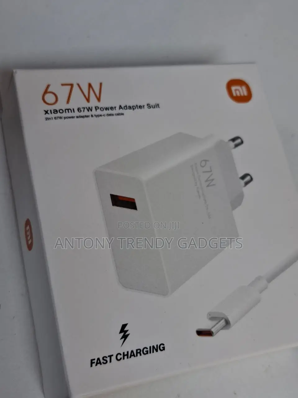 Xiaomi 67w Charger – Usb-c Adapter With Cable