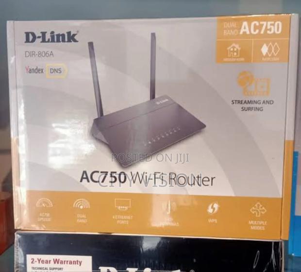 D-Link Ac750 Dual Band Wifi 5 Router Dir-806a - main view