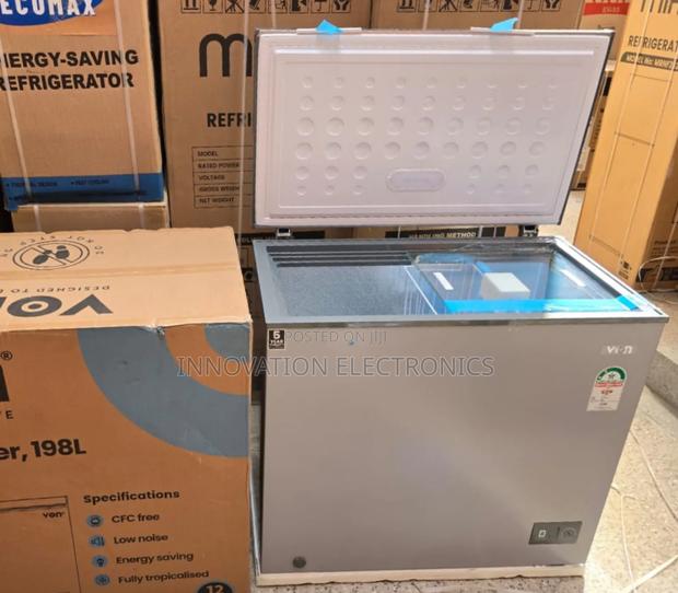 Von 198 Litres Chest Deep Freezer - main view