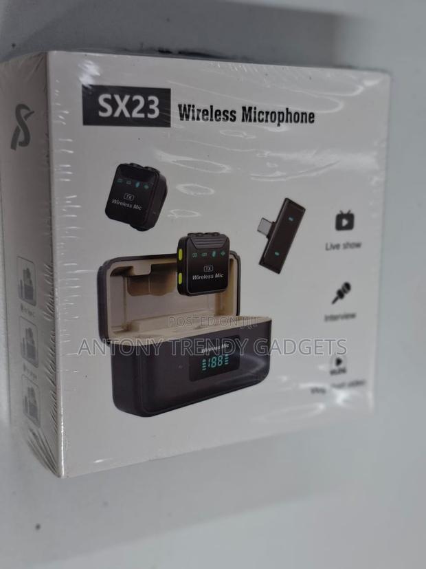 Sx23 Lavalier Microphone –Noise Reduction Wireless Mic Set