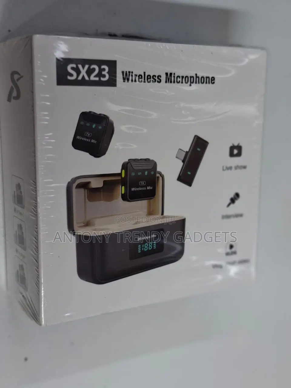 Sx23 Lavalier Microphone –Noise Reduction Wireless Mic Set