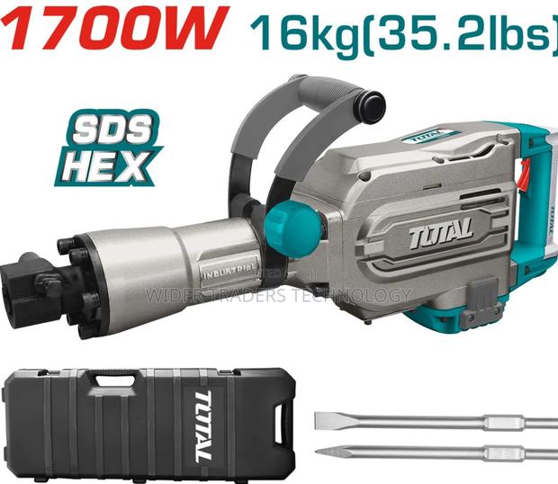 Total 1700w Demolition Breaker
16kg