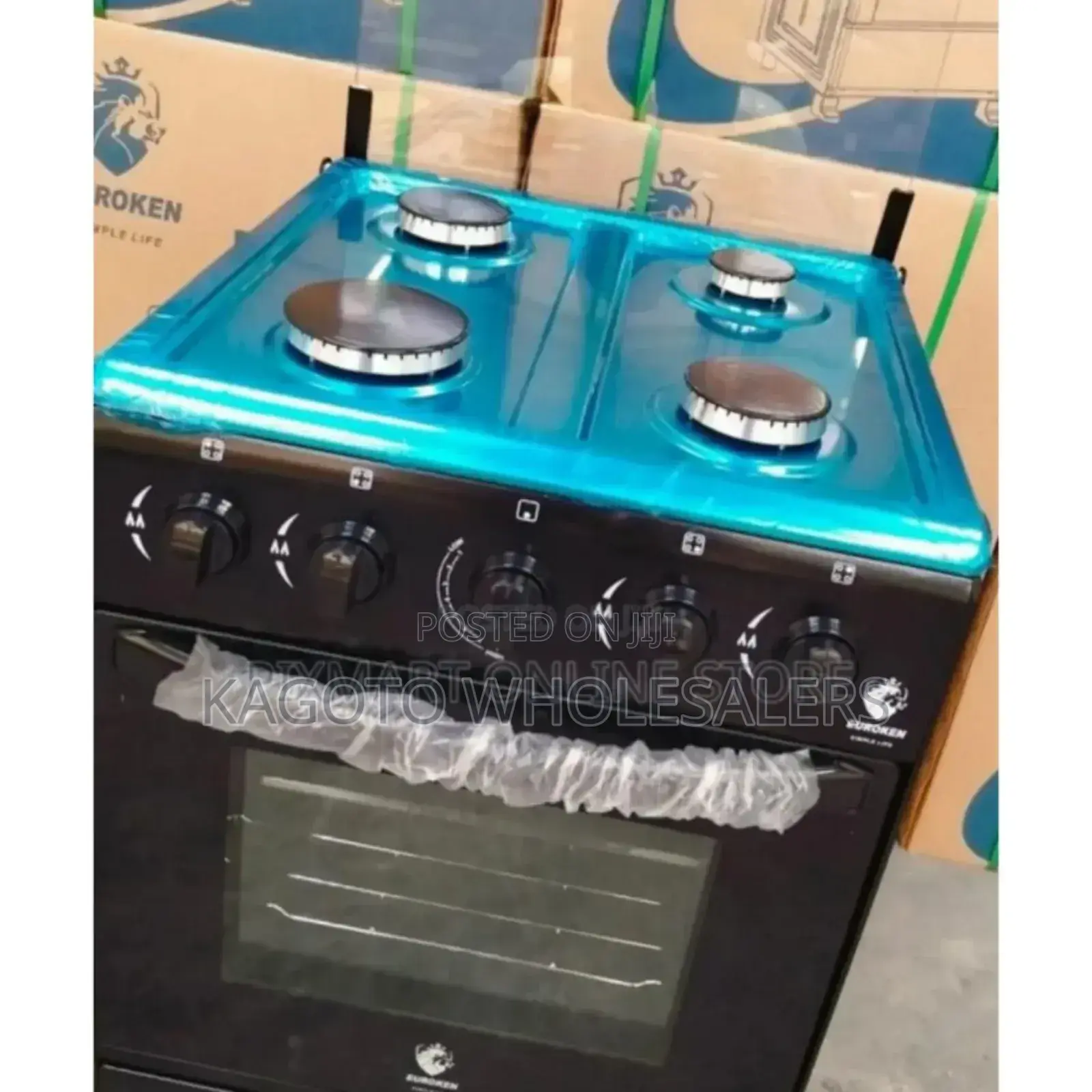 With Grilled Oven.50#55 Euroken Full Gas Free Standin Cooker