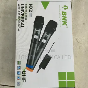 New Nx2 Uhf Dual BNK Wireless Microphone