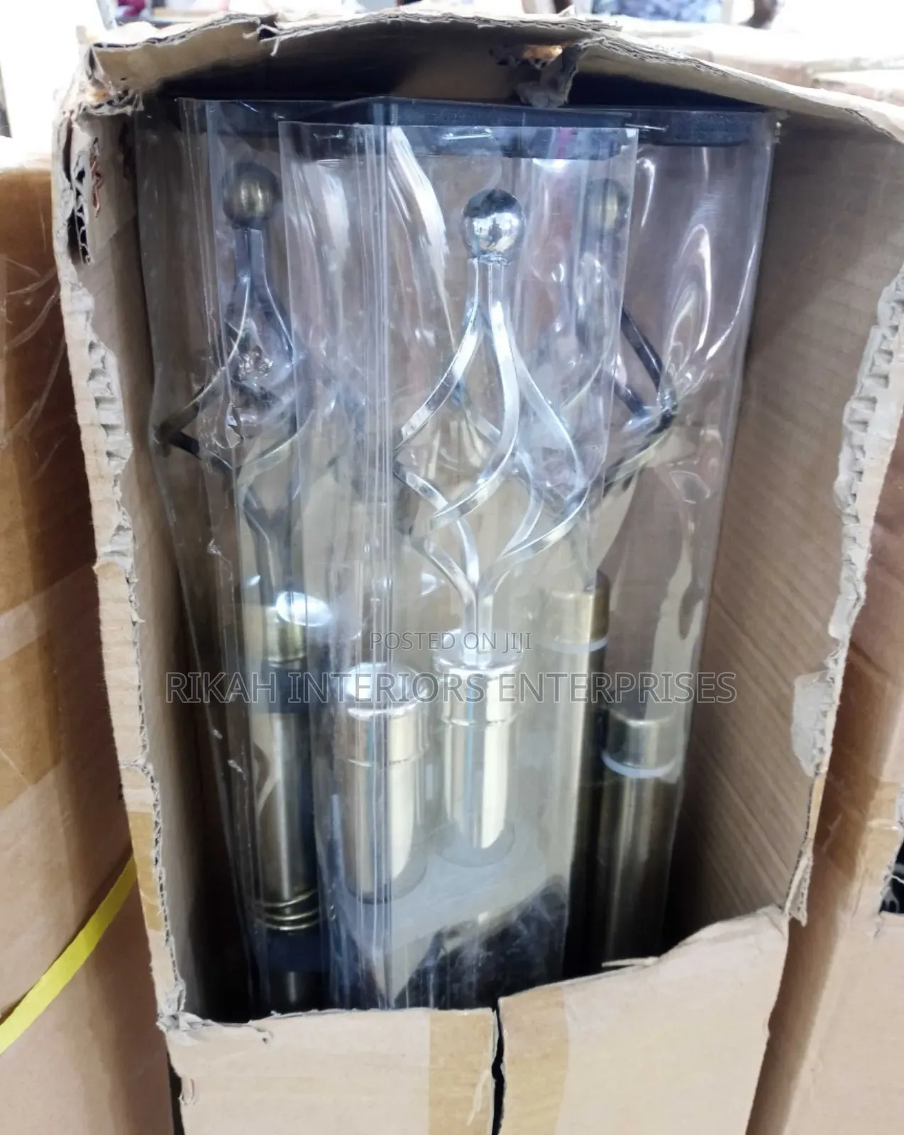2m Double Curtain Rods