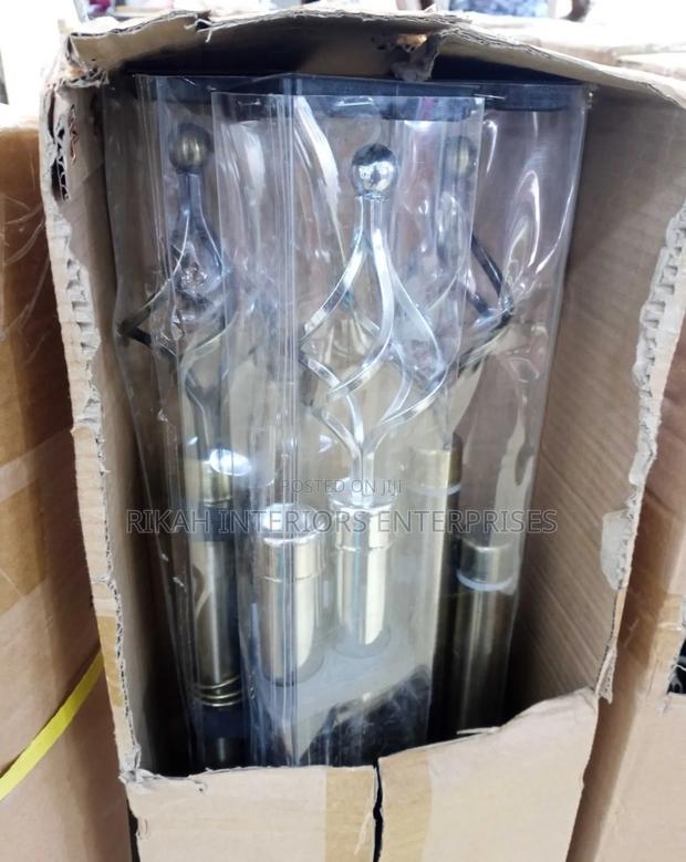 2m Double Curtain Rods - main view