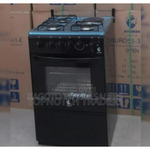 Size 50by555 Kitchen - Euroken 3+1 Standing Cooker - main view