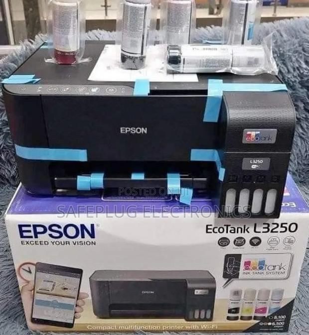 Multifunctional Epson L3250 Printer, With Inks - main view