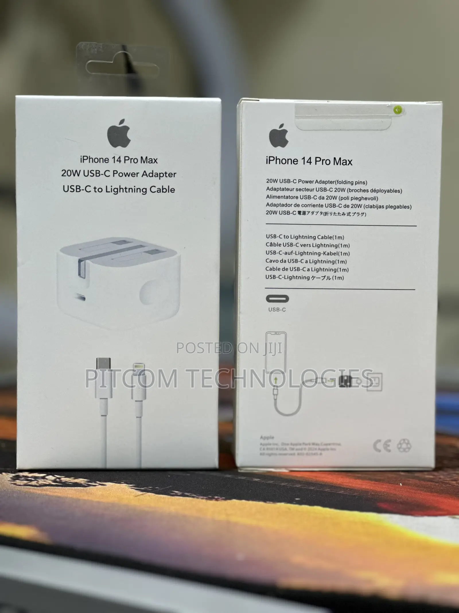 Original iPhone Lightning to Type-C 20w Charger.