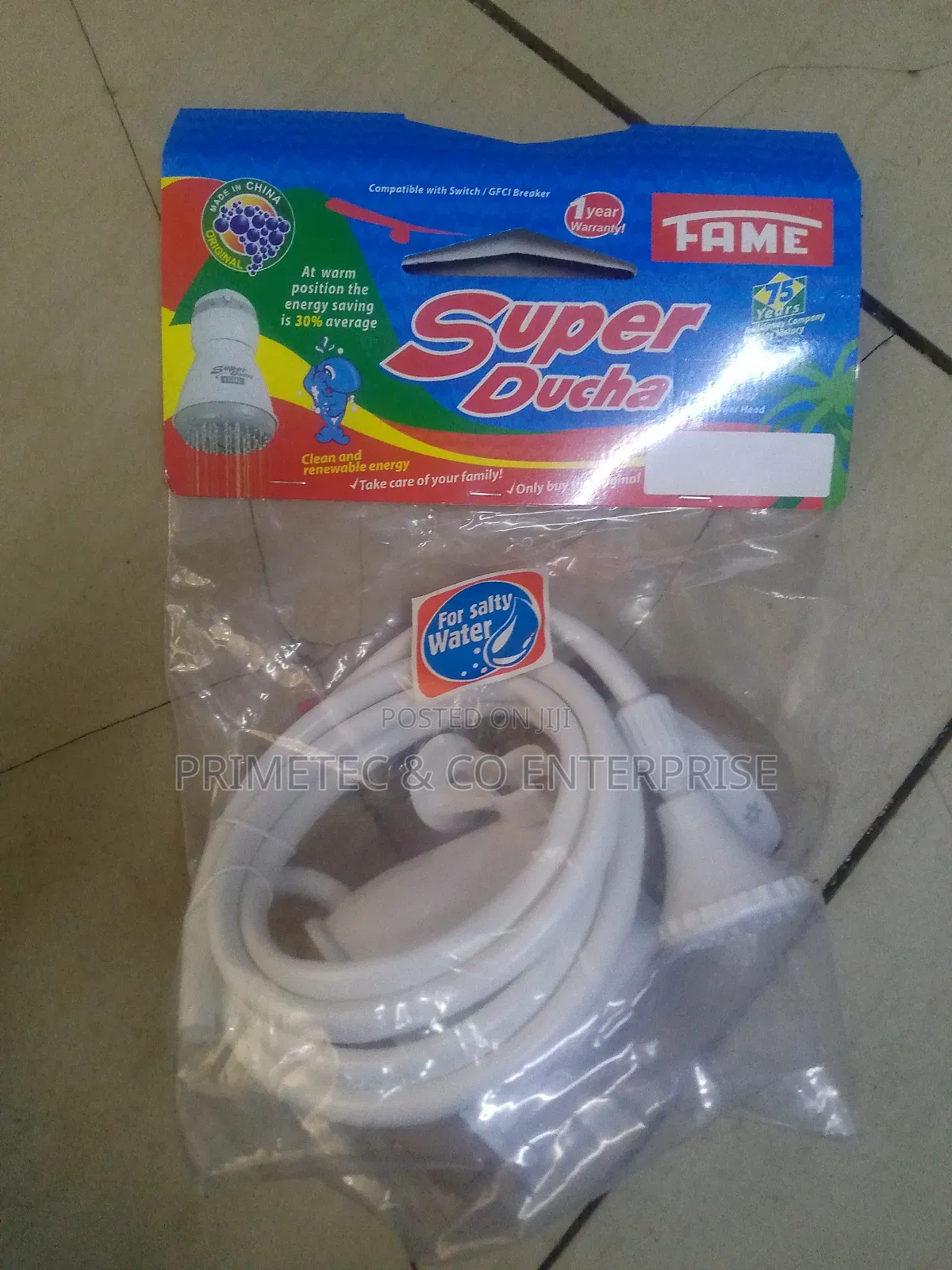Super Ducha Instant Shower Normal and Salty Water