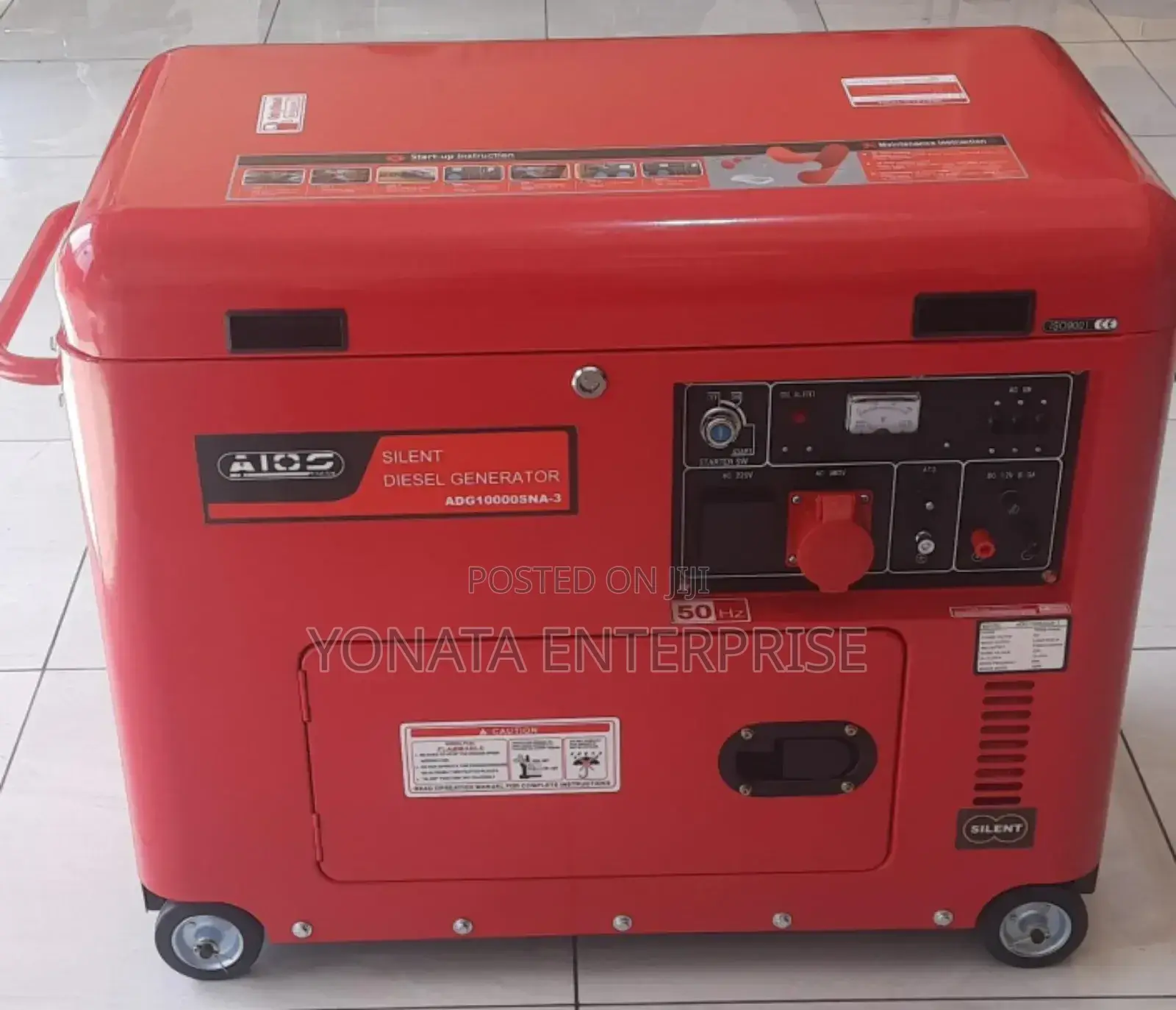 10kva 3 Phase Closed Diesel Generator