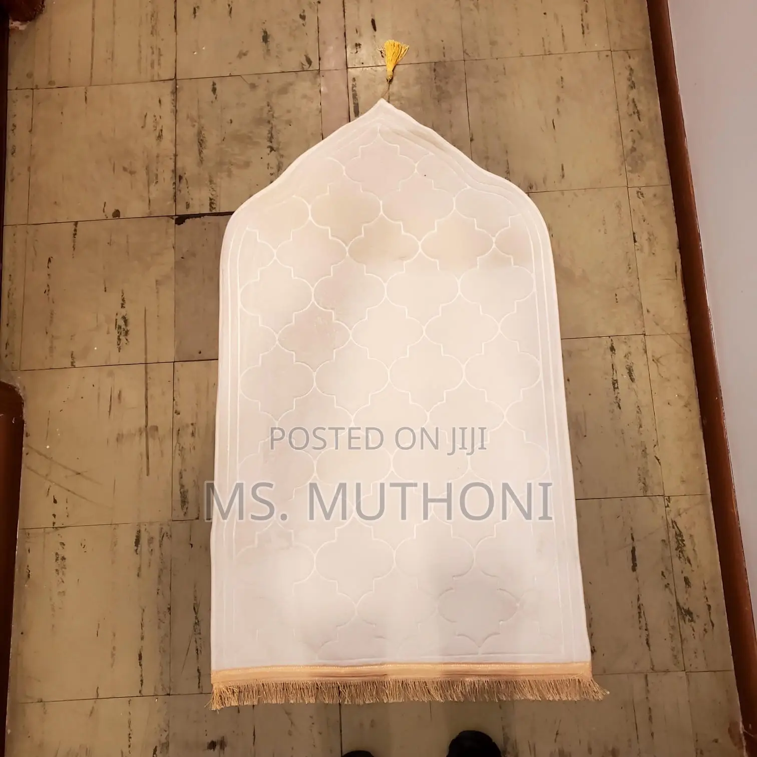 Flannel Muslim Prayer Mat (Big Size- 70cm/110cm)