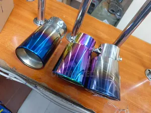 Silver Stainless Steel Exhaust Tip(Rust-Resistant Stylish)