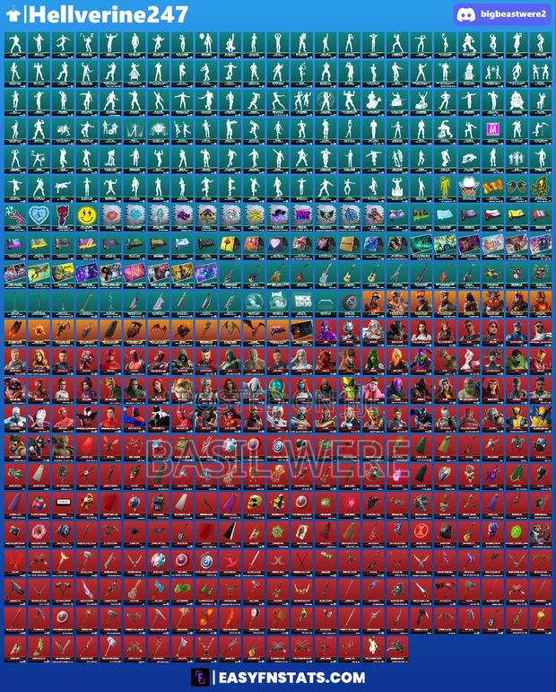 Fortnite Account - main view