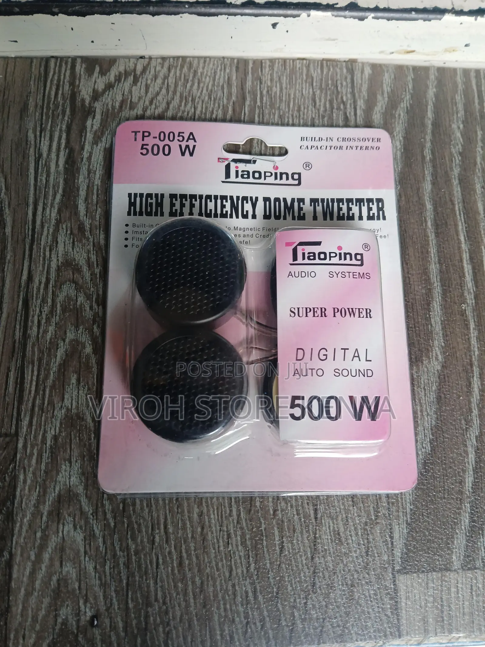 High Efficirncy 500w Dome Tweeter