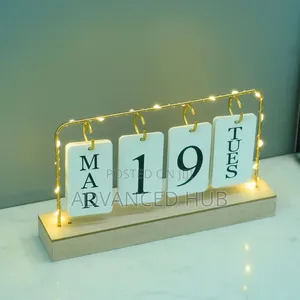 Desktop Calendar With Light