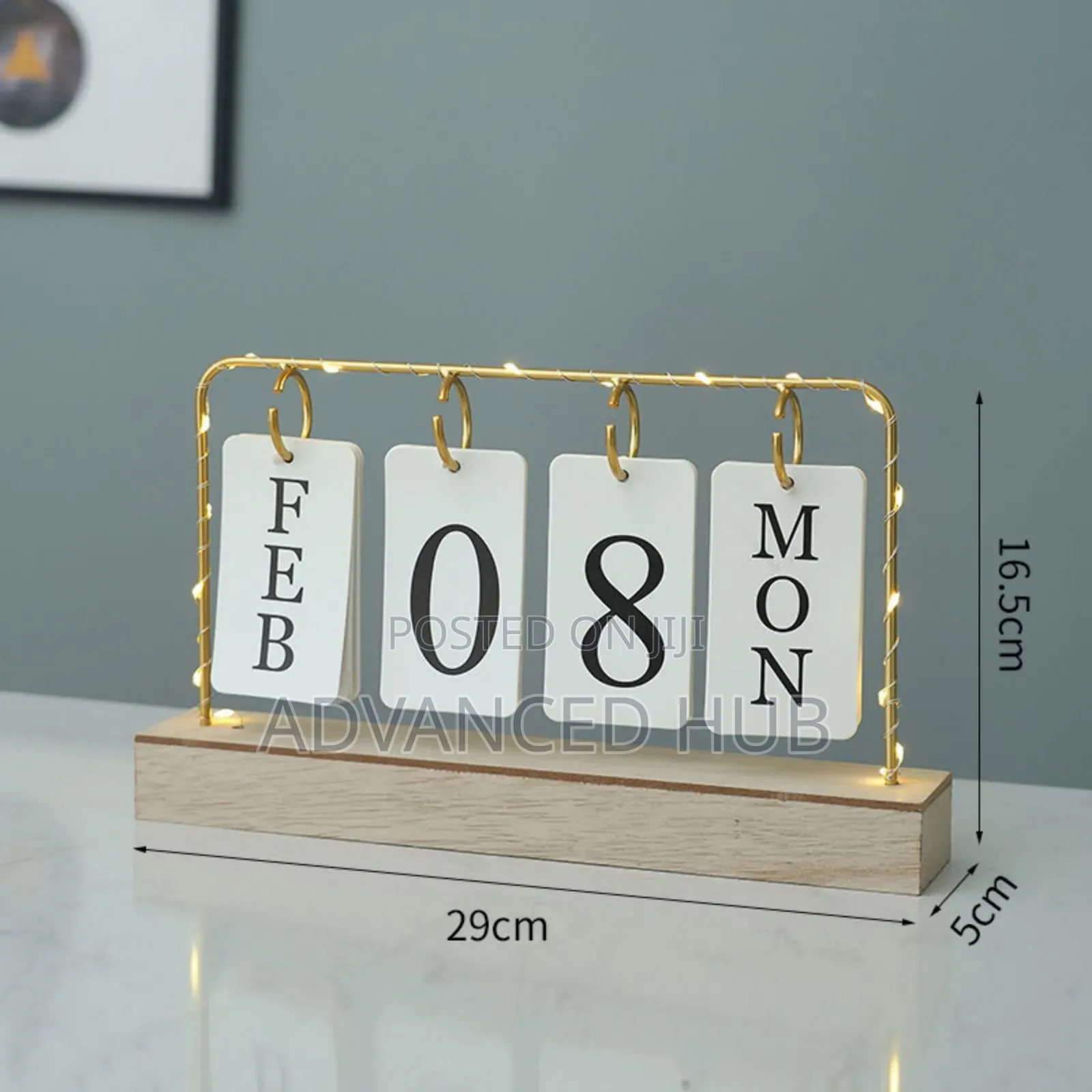 Desktop Calendar With Light