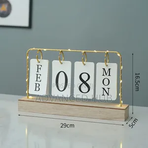 Desktop Calendar With Light