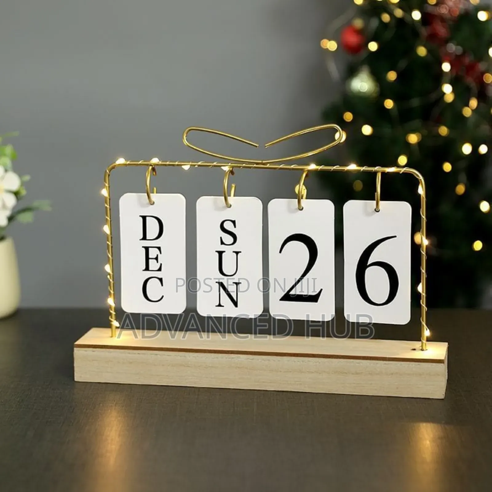 Desktop Calendar With Light
