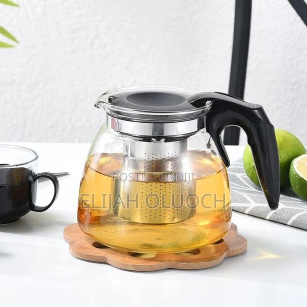 1100ml Premium Quality Borosilicate Infuser Kettle - main view