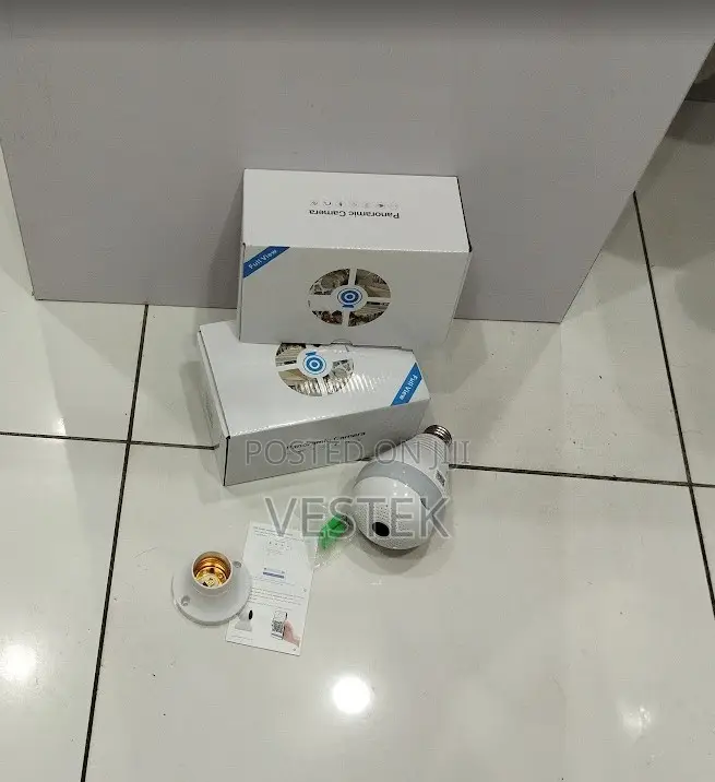 V380 Bulb Light Wireless Panoramic Ip Camera Nanny Camera