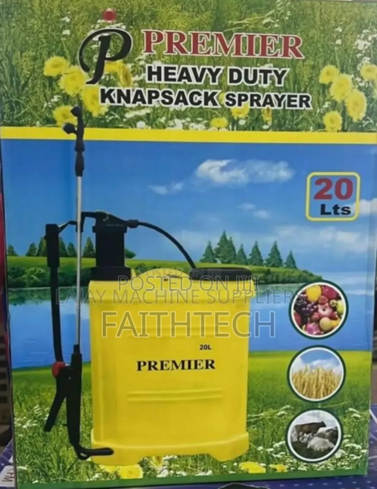 20litres Premier Heavy Duty Knapsack Sprayer