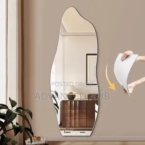 Unbreakable Wall Mounted Adhesive Mirrors 120*40cm