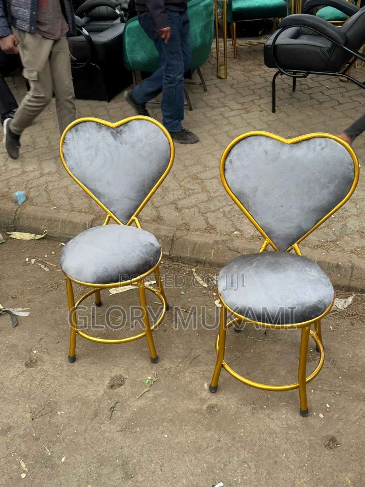 Grey Love Styling Chairs