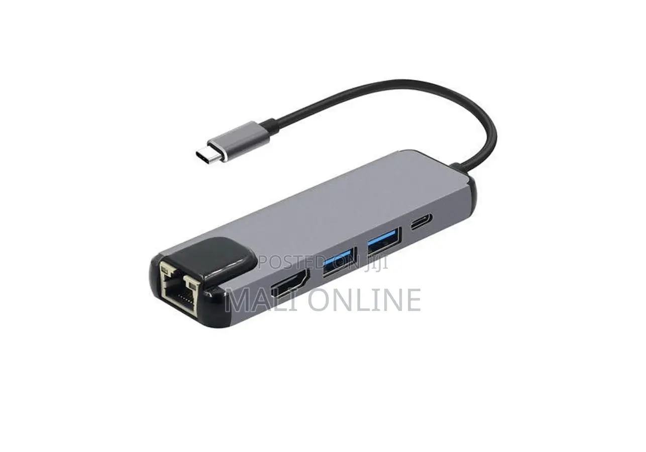 5-in-1 Usb Type-c Hub Adapter