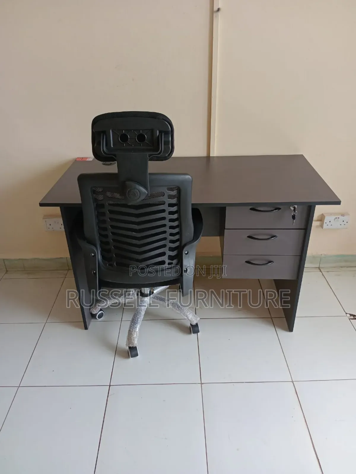Strong and Well Furnished Study Table and Office Chair