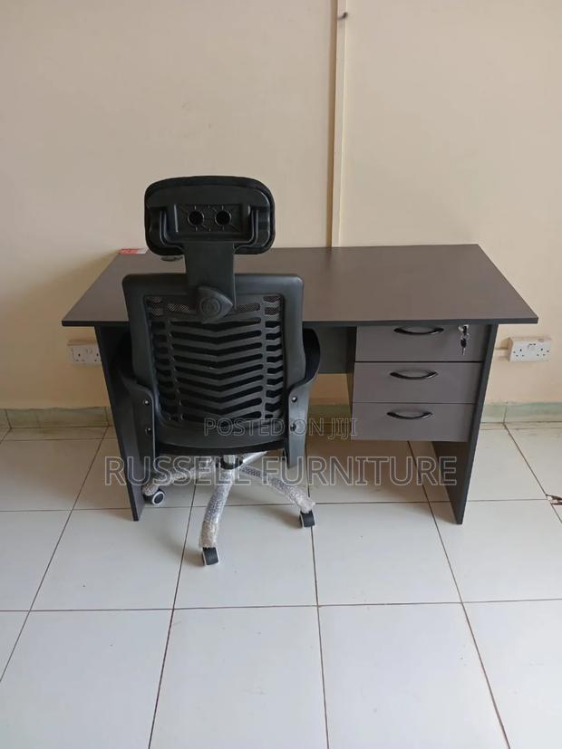 Strong and Well Furnished Study Table and Office Chair