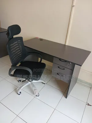 Affordable Well Furnished Study Table and Headrest Chair