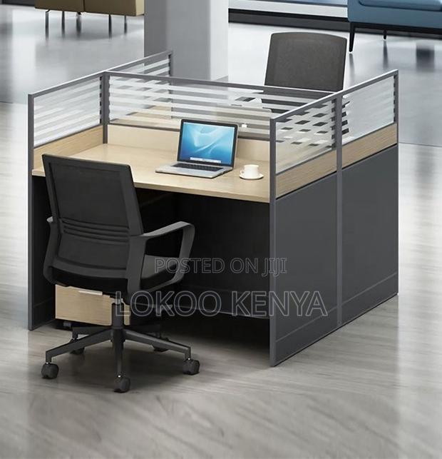 Office Desk:1- Way Managerial Office Station - thumbnail 3
