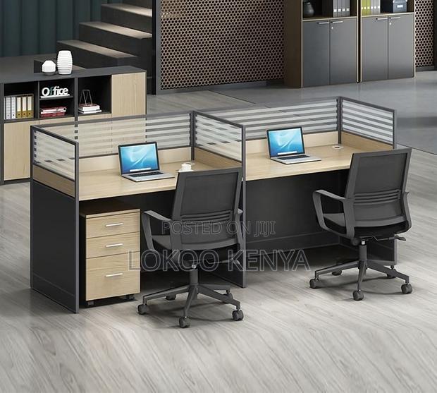 Office Desk:1- Way Managerial Office Station - thumbnail 4