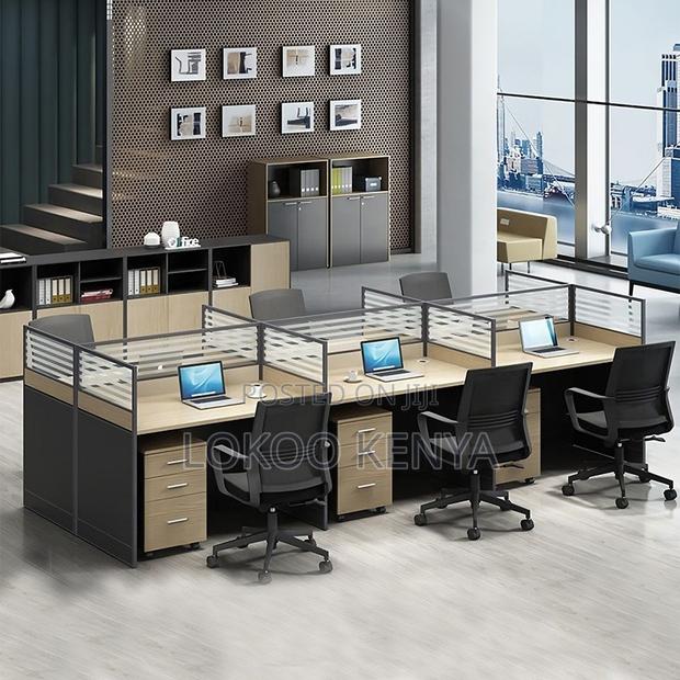 Office Desk:1- Way Managerial Office Station - thumbnail 5