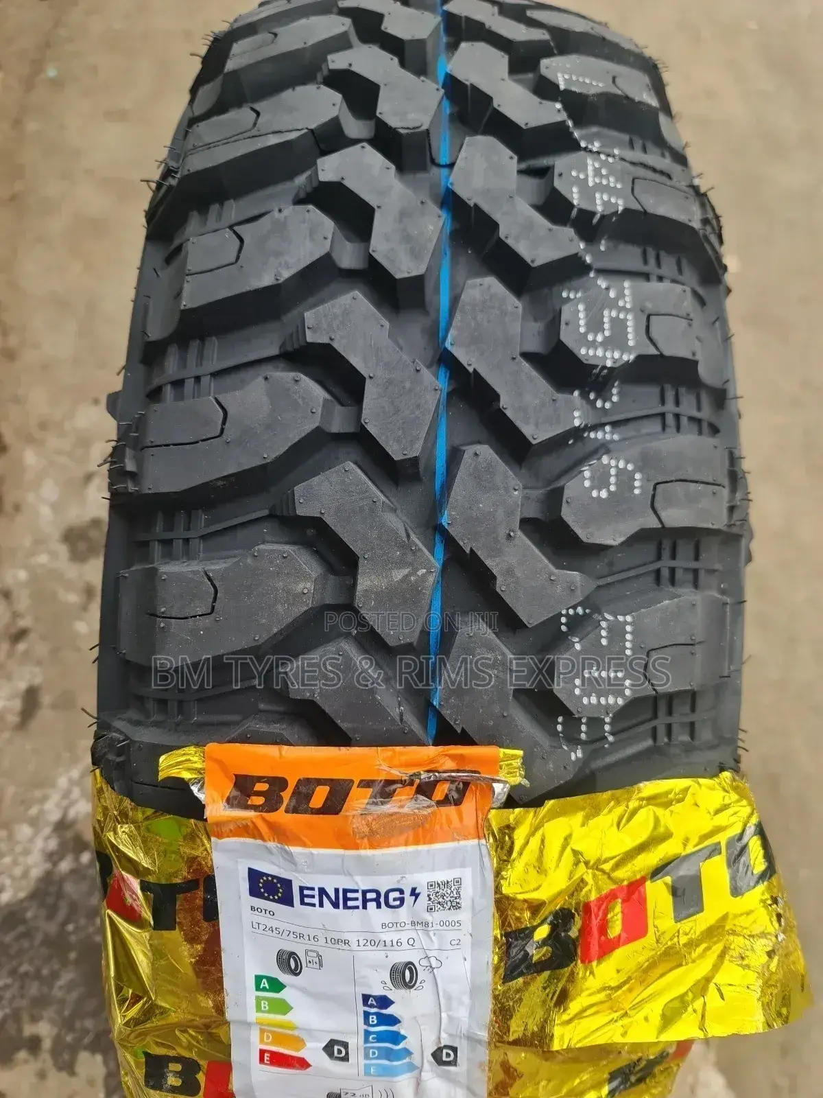 245 /75 R16 Boto Tyres (Mud Terrrain) New Technology.