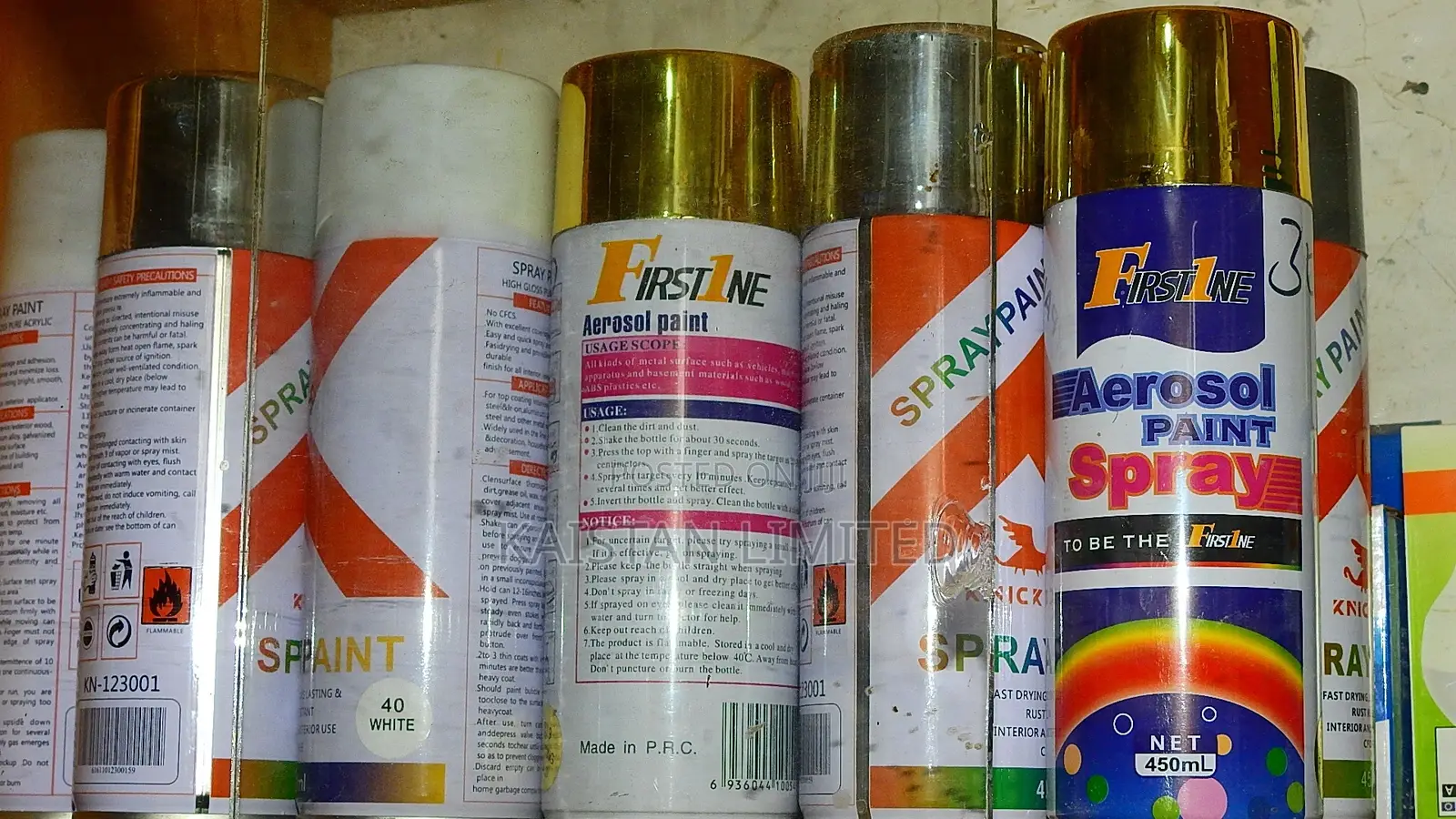 Spray Paints Now Available