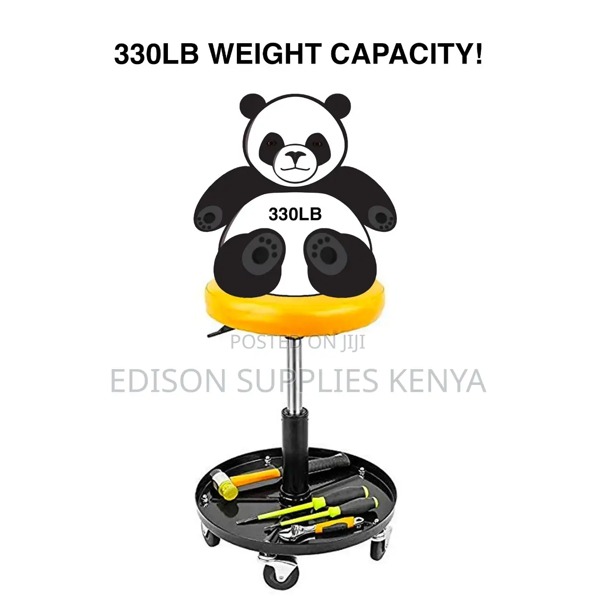 Swivel Roller Creeper Stool Tools Chair Tolsen Pneumatic Roller Seat